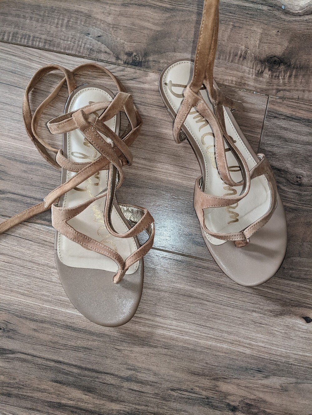 Sam Edelman Davina Tan Strappy Sandals 8